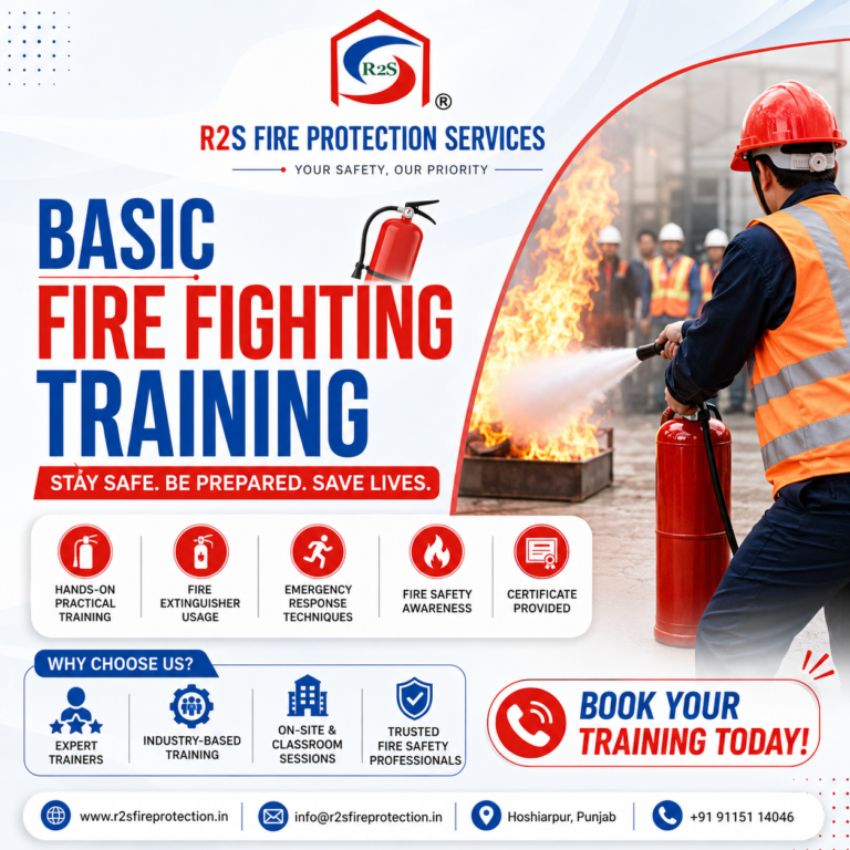 Basic Fire Fighting Training in Hoshiarpur, Punjab