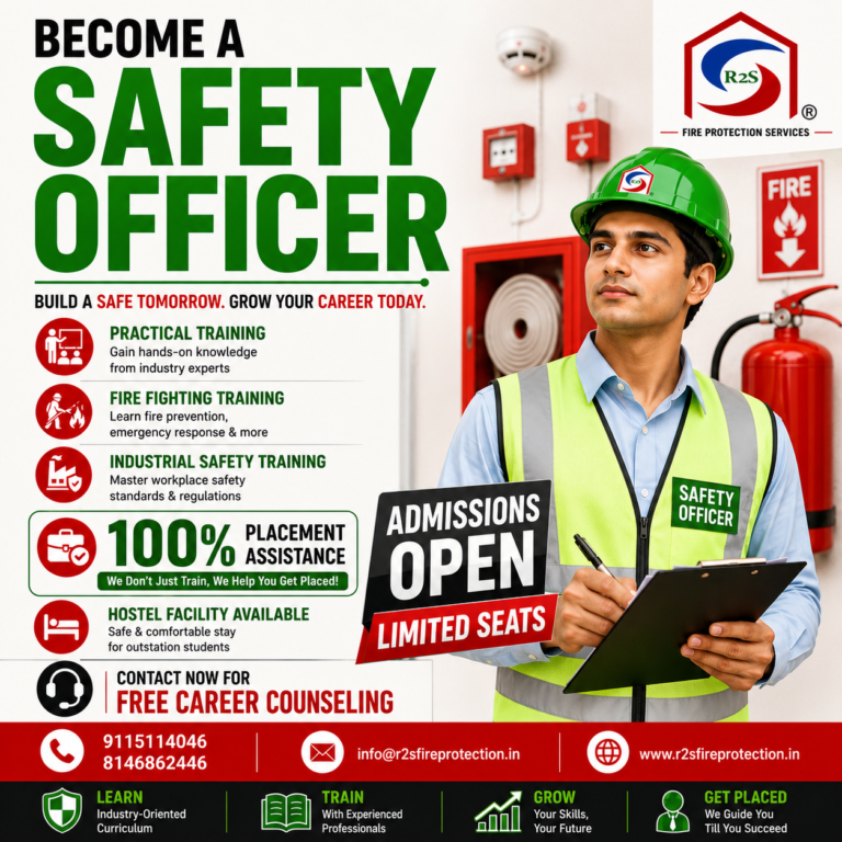 Become a Safety Officer – Build a Safe Tomorrow with R2S Fire Protection Services
