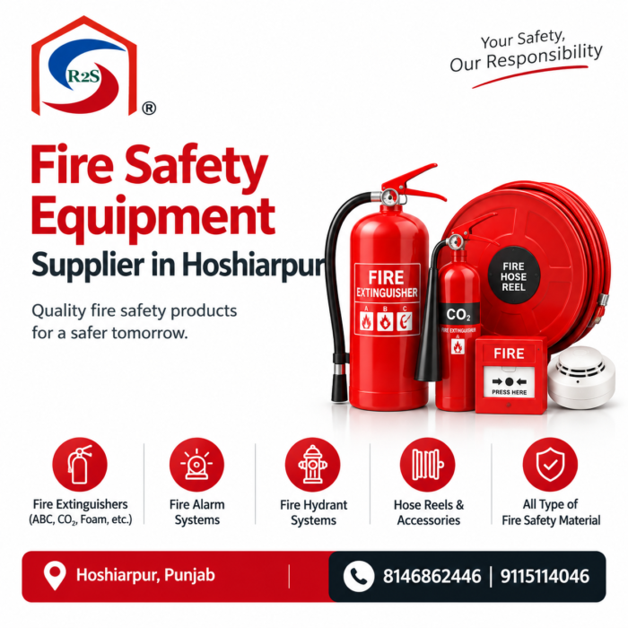 Fire Safety Equipment Supplier in Hoshiarpur – R2S Fire Protection Services